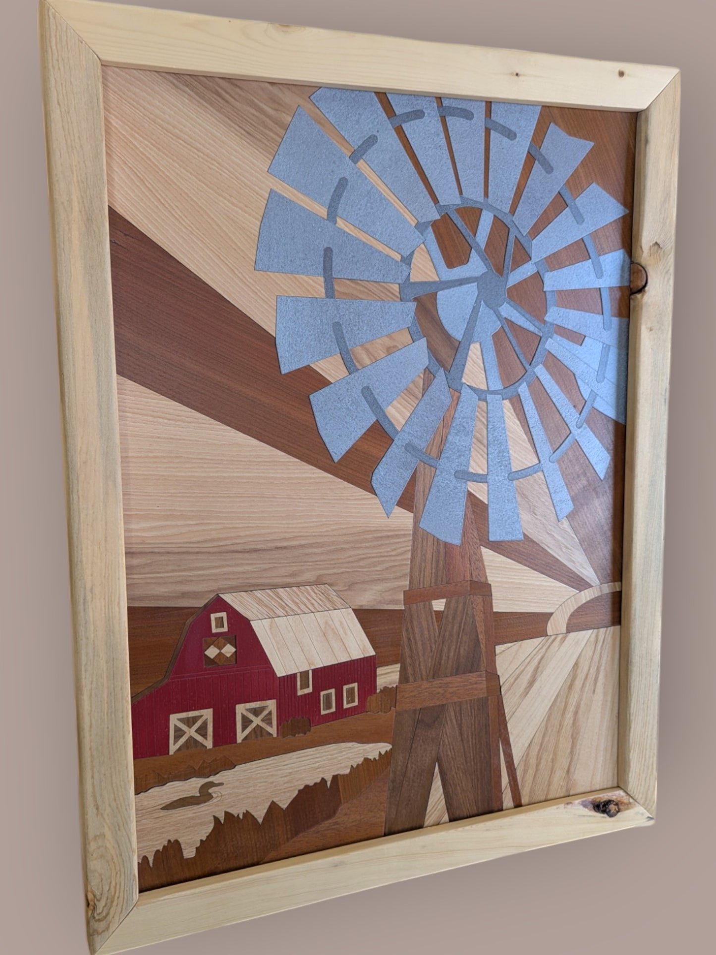 "Back on the Farm" Wooden Wall Art