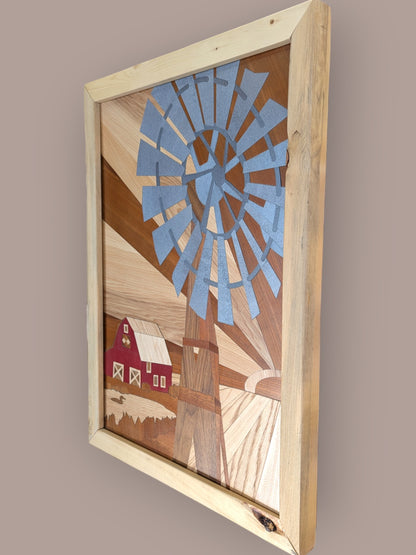 "Back on the Farm" Wooden Wall Art