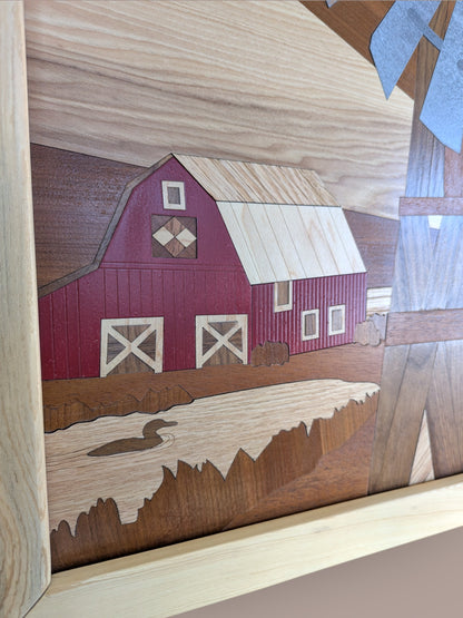 "Back on the Farm" Wooden Wall Art